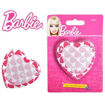 BARBIE BELEŽNICA U OBLIKU SRCA NA KARTICI (6 kom.)