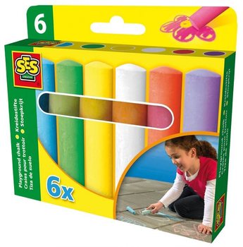 SES Krede za crtanje po asfaltu 6 komada (1 kom.)