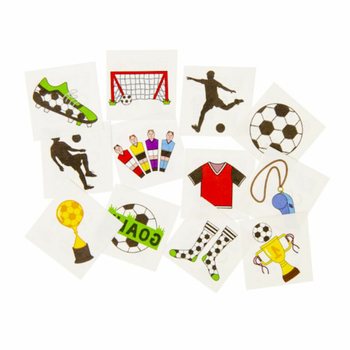 Fun Tattoo Fudbal - Display sa 48 paketića (12 tetovaža po paketiću)