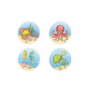 MIX SEA LIFE / MORSKE ŽIVOTINJE - SKOČICE Ø3.3 cm (100 kom)