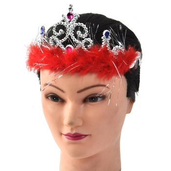 Srebrna Kruna za Princeze sa Plišem - Model 4 (12 kom.)
