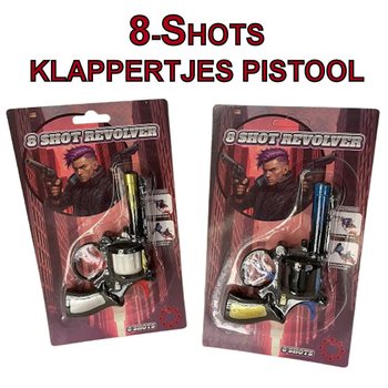 PIŠTOLJ NA KAPISLE 8 METAKA NA KARTICI (24 kom.)