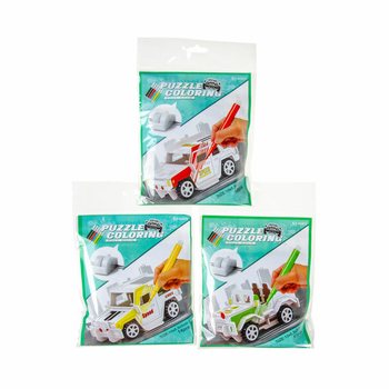 3D puzzle Sastavi i oboji sopstveni automobil (12 kom.)