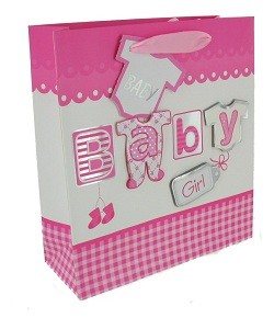 POKLON KESA ZA ROĐENJE BEBE - BABY ROZE (12 kom.)