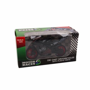 SUPER SPORT MOTOCIKL DIE CAST, RAZMERA 1:24 U DISPLEJU (24 kom.)