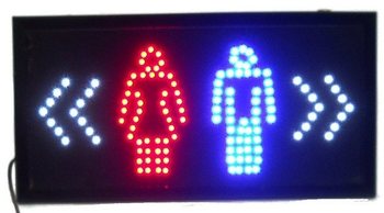 LED Reklamna Tabla - TOALET / WC
