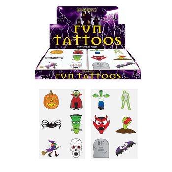 ZABAVNE TETOVAŽE – MODEL HALLOWEEN (96 kom.)