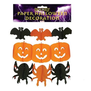 Mix Halloween Ukrasne Girlande – 300 cm (6 kom.)