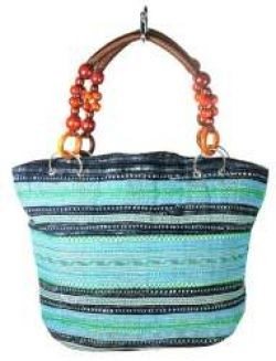 B-FAIR Torba Beads Smeđa/Svetloplava (1 kom)