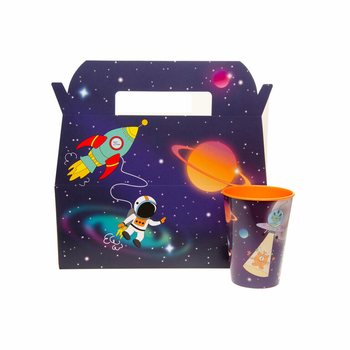 Kutije za dečiji meni Svemir / Space - 22,5 x 12 x 9,5 cm (24 kom.)