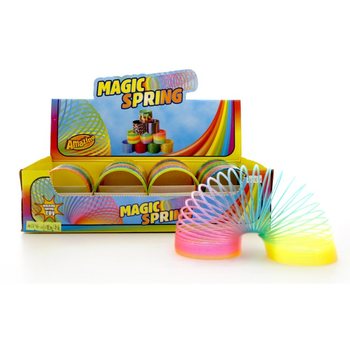 Magična Opruga sa Šljokicama Duga (12 kom.)