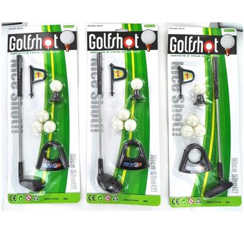 DEČIJI GOLF SET NA KARTONU (2 kom.)