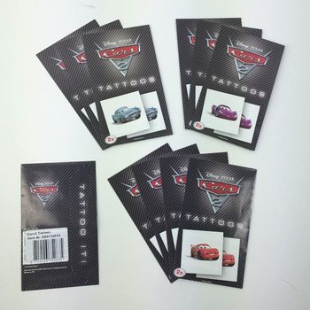 DISNEY CARS 2 TETOVAŽE NALEPNICE (50 kom.)
