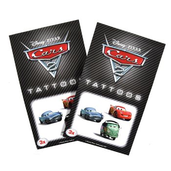 3-delni set dečijih tetovaža Disney Cars 2 (50 kom.)