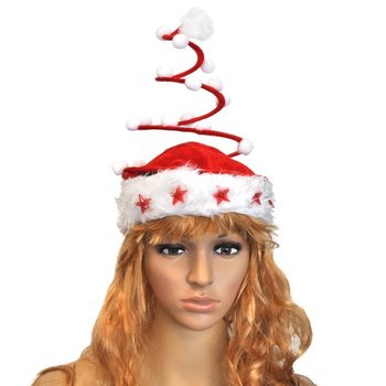 BULK DEAL - LUKSUZNA SPIRALNA NOVOGODI&Scaron;NJA KAPA SA SVETLEĆOM ZVEZDOM (120 kom.)