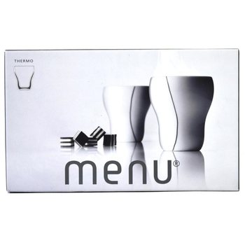 MENU - TERMO ŠOLJA BLACK CONTOUR SREDNJA 320 ML, SET OD 2 KOMADA