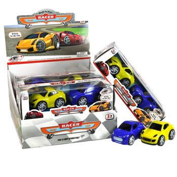 Set od 2 Automobila na Trenje u Displayu (6 kom.)