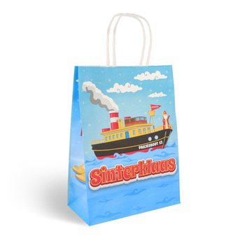 Papirne poklon kese Sveti Nikola (Sinterklaas) - 16x8x22 cm (12 komada)