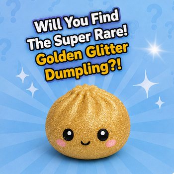 RAGE - Squishy SUGAR EDITION Knedle Bun Dumplings VELIKI (8.5 x 8.5 x 4.8 cm) - Viral 2026 Fidget Toy (12 kom)
