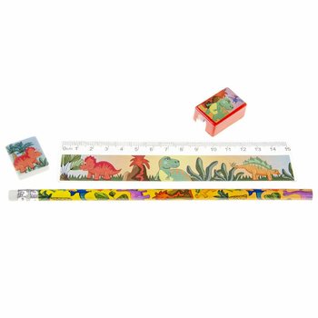 4-DELNI SET ZA CRTANJE - DINOSAURUS (24 kom.)