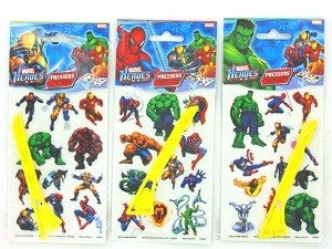 PRESLIKAČI / NALEPNICE MARVEL HEROES (24 kom.)