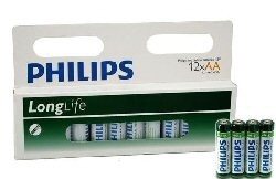 12x BATERIJE "PHILIPS - SUPER HEAVY DUTY" AA - LONGLIFE (12 kom Blister)