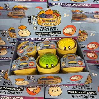 RAGE - Squishy Bun Dumplings VELIKI - ONE SET PU FOAM SQUISHY EDITION (12 kom.)
