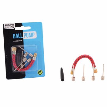 SPORTS ACTIVE - 7-DELNI SET PRIBORA ZA PUMPU ZA LOPTE