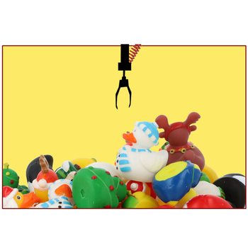 Mix Božićne Patkice 6cm (12 komada) - Praznični Poklončići