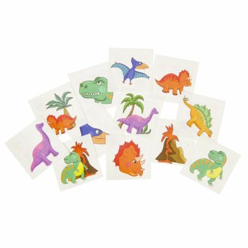 ZABAVNE TETOVAŹE - MODEL: DINOSAURUS, Svako pakovanje 12x Tetovaža (48 kom.)