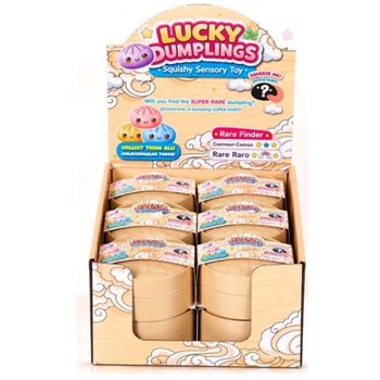 RAGE - LUCKY DUMPLINGS - Squishy Bun Dumplings VELIKI Dim. 8.5 x 8.5 x 4.8 Cm - U DISPLEJU (12 kom.)