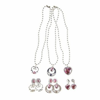 Set ogrlice i minđu&scaron;a za princeze (36 komada)