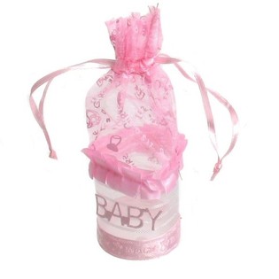 POKLON PAKOVANJE ZA ROĐENJE - BABY ROZE (12 kom.)