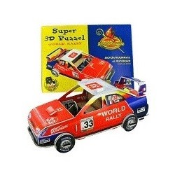 SUPER 3D PUZLE "WORLD RALLY" (6 kom.)