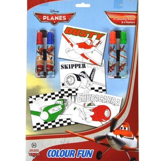 Disney Planes set za crtanje 8-delni (24 kom.)