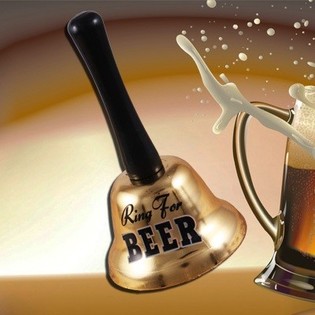 Zvono &bdquo;Ring for a Beer&rdquo; u poklon pakovanju (2 kom.)