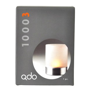 QDO - Držač za sveće Hurricane Inox / Mat Staklo (1 kom.)