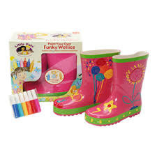 Funky Wellies - Oboji svoje gumene čizme - Roze / Veličina: 28