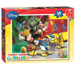 Jumbo Disney slagalica Mickey Mouse Clubhouse na putu 35 delova (3 kom.)
