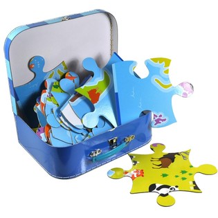 Velika Puzzle Mapa Sveta u Koferčetu