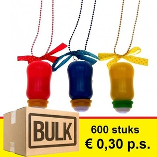 *** RASPRODAJA NA VELIKO *** SVETLEĆA BOČICA NA OGRLICI (600 kom.)