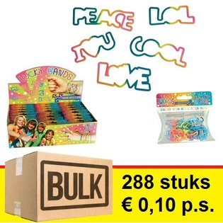 ***VELIKOPRODAJNA PONUDA*** LUCKY BANDS NARUKVICE ZA DECU - MODEL: REČI (288 kom.)