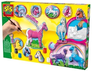 SES Izlivanje od gipsa i bojenje - Fantastični konji (1 kom.)