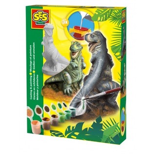 SES Izrada i bojenje gipsanih figura - Dino T-Rex (1 kom.)