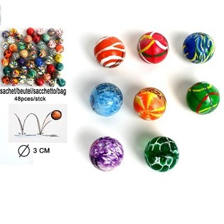 MIX SKOČICE LOPTICE - &Oslash; 3 CM (48 kom.)