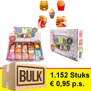 MEGA BULK PONUDA - JUMBO SQUISNY u DISPLAYU (1.152 kom.)
