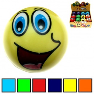 Smiley PU Stres Loptice Displej (24 kom.)