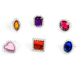 MIX DEĆJI BLING BLING PRSTENI (48 kom)