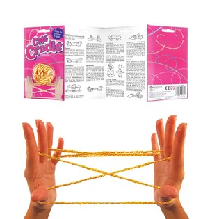 Igra sa kanapom CATS CRADLE Rainbow - Magični konopac (72 kom.)