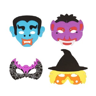 Mix Halloween Maske od Pene (24 kom.)